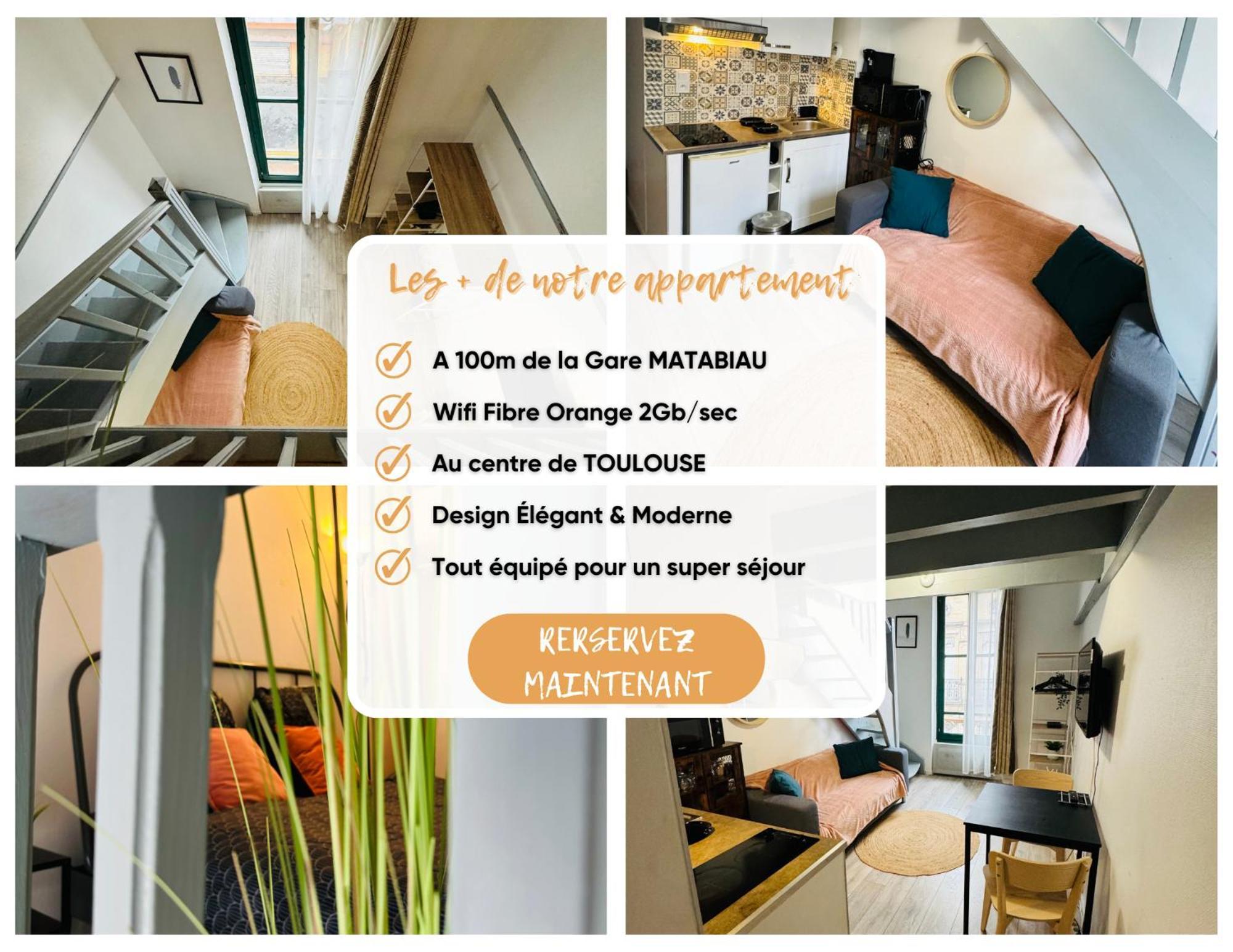 Confort & Charme Central - Gare Toulouse Matabiau - Centre Ville Ngoại thất bức ảnh
